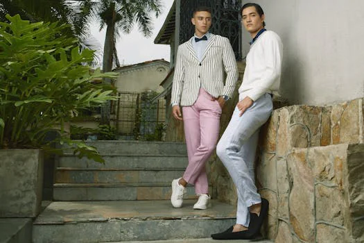 Tailored Navy Trousers